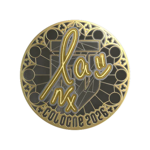Sticker | lauNX (Gold) | Cologne 2026