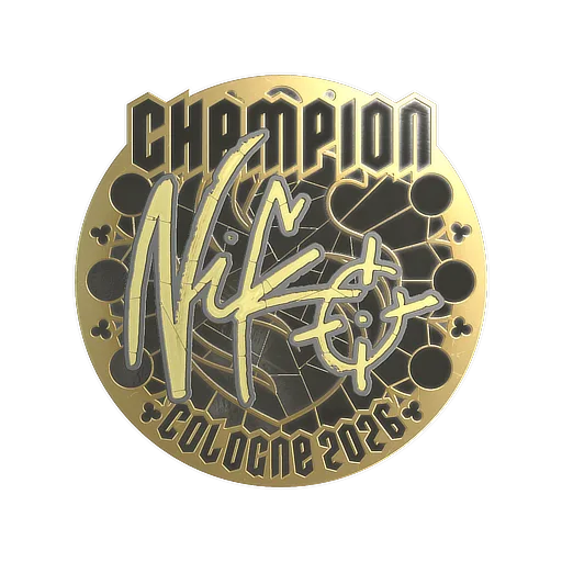 Sticker | NiKo (Gold, Champion) | Cologne 2026
