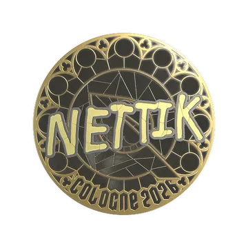 Sticker | nettik (Gold) | Cologne 2026