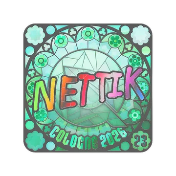 Sticker | nettik (Holo, Ranked) | Cologne 2026