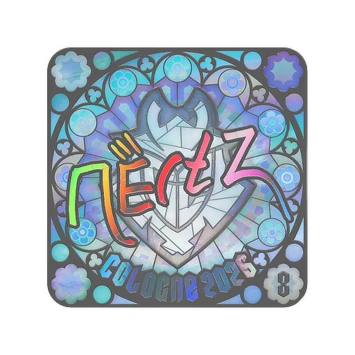 Наклейка | NertZ (голографическая, итоговая) | Кёльн-2026