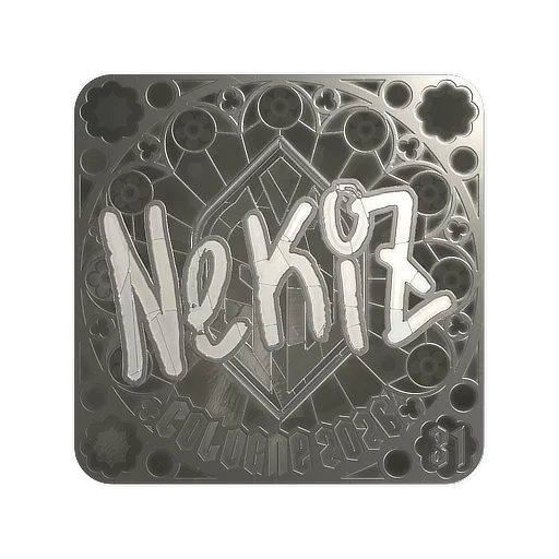 Наклейка | NEKiZ (металлическая, итоговая) | Кёльн-2026