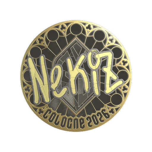 Наклейка | NEKiZ (золотая) | Кёльн-2026