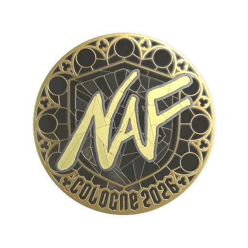 Наклейка | NAF (золотая) | Кёльн-2026