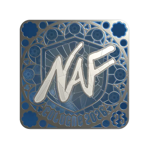 Наклейка | NAF (металлическая, итоговая) | Кёльн-2026