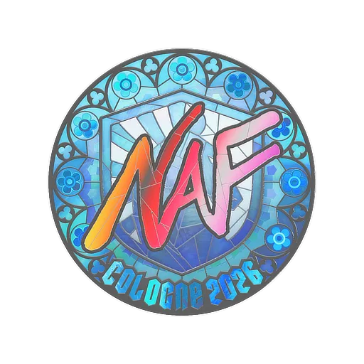Наклейка | NAF (голографическая) | Кёльн-2026