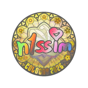 Sticker | n1ssim (Holo) | Cologne 2026