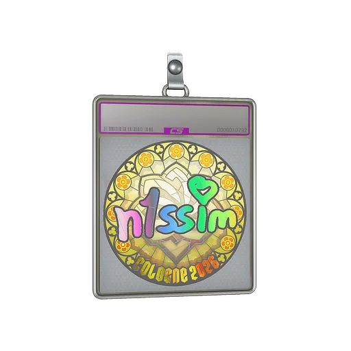 Sticker Slab | n1ssim (Holo) | Cologne 2026