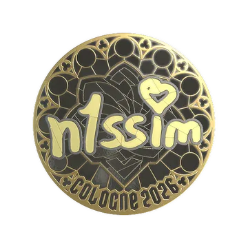 Sticker | n1ssim (Gold) | Cologne 2026