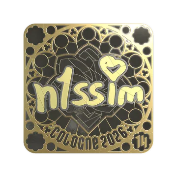 Sticker | n1ssim (Gold, Ranked) | Cologne 2026