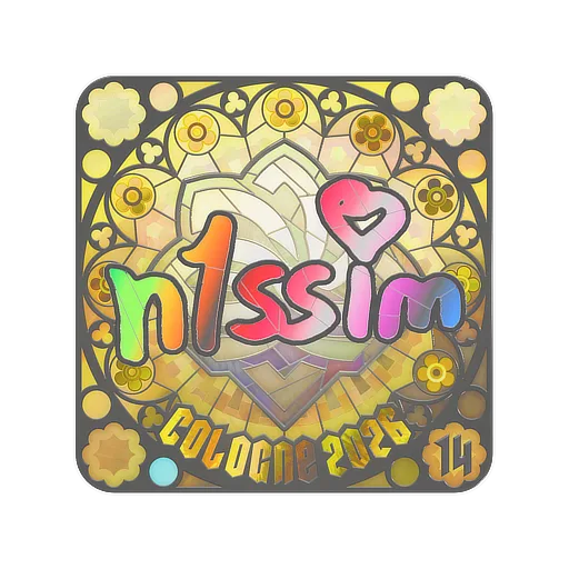 Sticker | n1ssim (Holo, Ranked) | Cologne 2026
