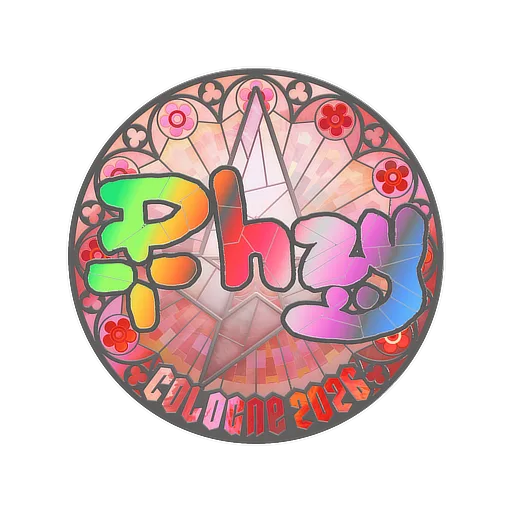 Наклейка | phzy (голографическая) | Кёльн-2026