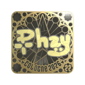 Sticker | phzy (Gold, Ranked) | Cologne 2026