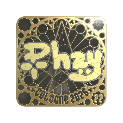 Sticker | phzy (Gold, Ranked) | Cologne 2026