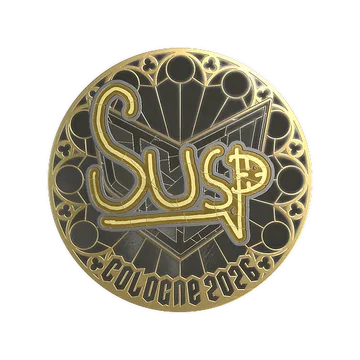 Sticker | susp (Gold) | Cologne 2026