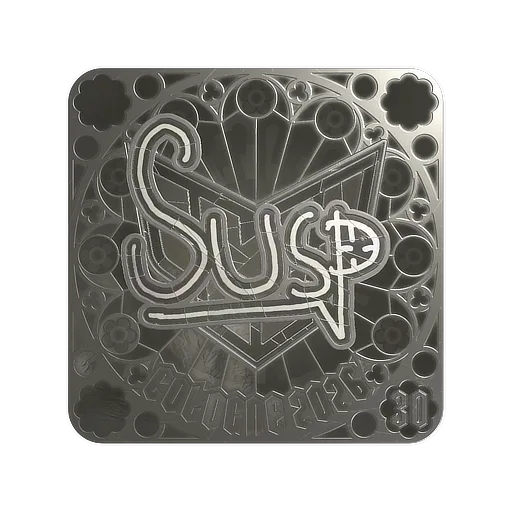 Наклейка | susp (металлическая, итоговая) | Кёльн-2026