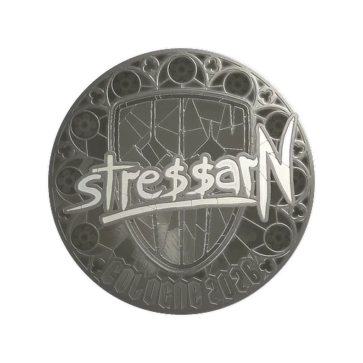 Наклейка | stressarN (металлическая) | Кёльн-2026