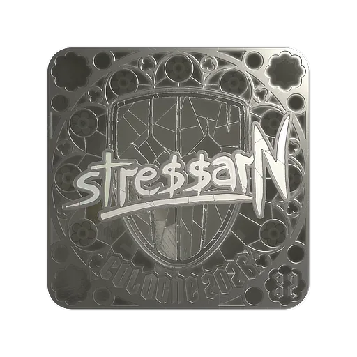 Наклейка | stressarN (металлическая, итоговая) | Кёльн-2026