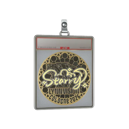 Sticker Slab | Starry (Gold) | Cologne 2026