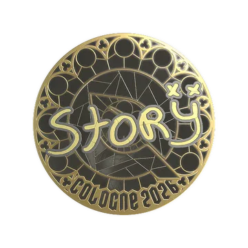 Наклейка | story (золотая) | Кёльн-2026