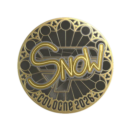 Sticker | snow (Gold) | Cologne 2026