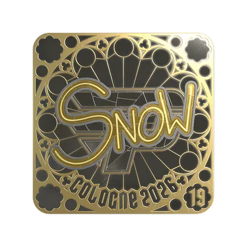 Sticker | snow (Gold, Ranked) | Cologne 2026