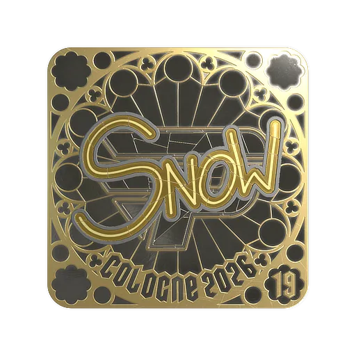 Sticker | snow (Gold, Ranked) | Cologne 2026