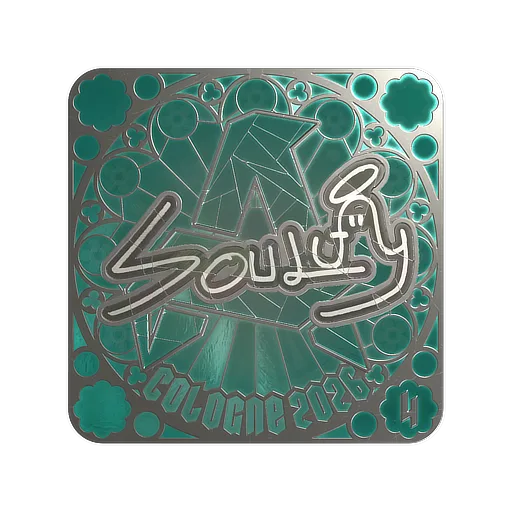 Наклейка | soulfly (металлическая, итоговая) | Кёльн-2026