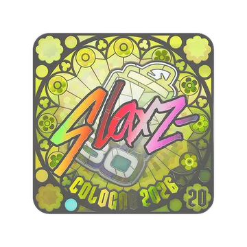 Sticker | slaxz- (Holo, Ranked) | Cologne 2026