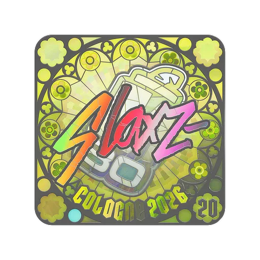 Sticker | slaxz- (Holo, Ranked) | Cologne 2026