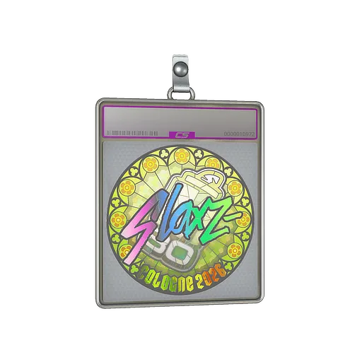 Sticker Slab | slaxz- (Holo) | Cologne 2026