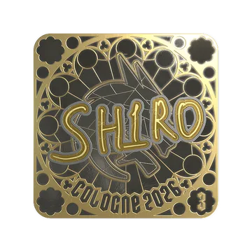 Sticker | sh1ro (Gold, Ranked) | Cologne 2026