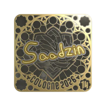 Sticker | saadzin (Gold, Ranked) | Cologne 2026