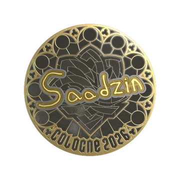 Sticker | saadzin (Gold) | Cologne 2026