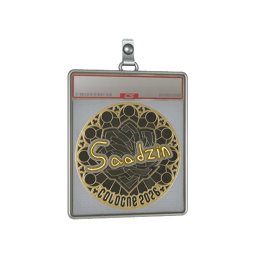 Sticker Slab | saadzin (Gold) | Cologne 2026