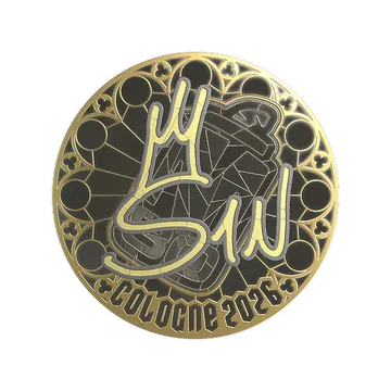 Sticker | s1n (Gold) | Cologne 2026