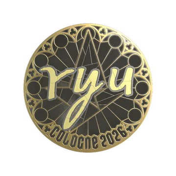 Sticker | ryu (Gold) | Cologne 2026