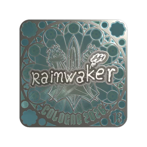 Наклейка | Rainwaker (металлическая, итоговая) | Кёльн-2026