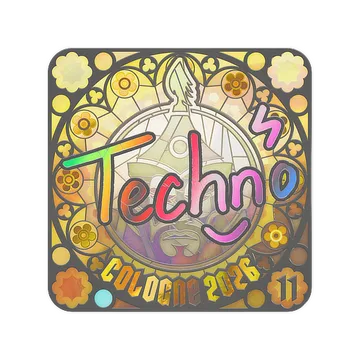 Sticker | Techno4K (Holo, Ranked) | Cologne 2026