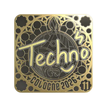 Sticker | Techno4K (Gold, Ranked) | Cologne 2026