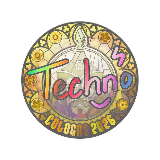 Sticker | Techno4K (Holo) | Cologne 2026