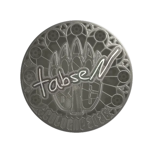 Наклейка | tabseN (металлическая) | Кёльн-2026