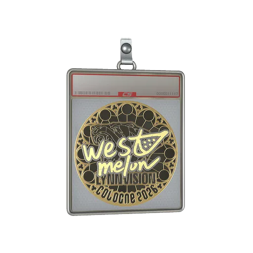 Sticker Slab | westmelon (Gold) | Cologne 2026