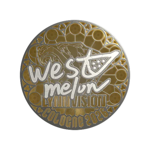 Наклейка | westmelon (металлическая) | Кёльн-2026