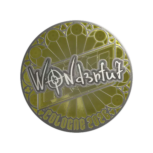 Sticker | w0nderful (Foil) | Cologne 2026