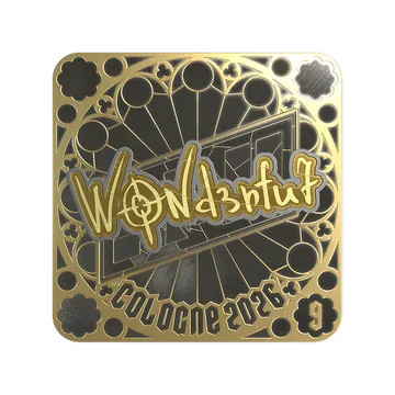 Sticker | w0nderful (Gold, Ranked) | Cologne 2026