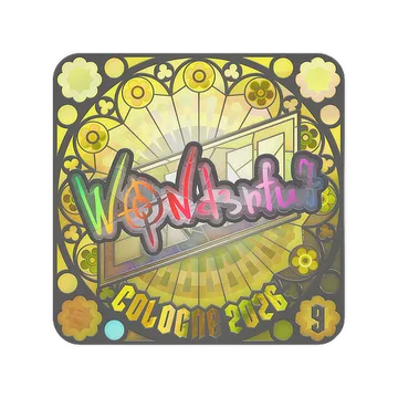 Sticker | w0nderful (Holo, Ranked) | Cologne 2026