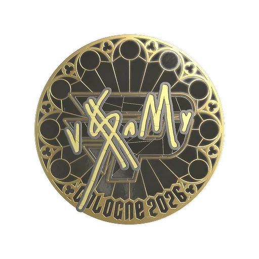 Sticker | v$m (Gold) | Cologne 2026