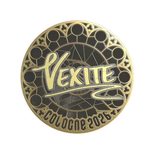 Наклейка | vexite (золотая) | Кёльн-2026