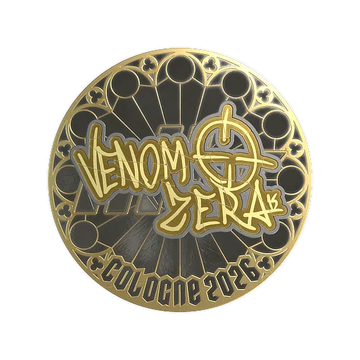 Sticker | venomzera (Gold) | Cologne 2026